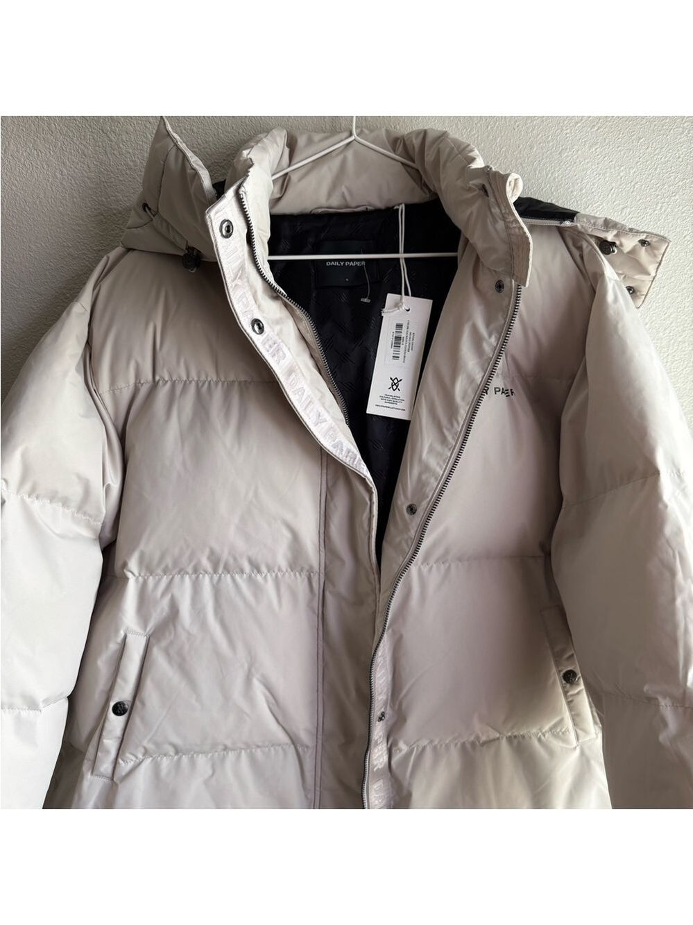 DAILY PAPER The Nicole Puffer in Nacreous Clouds Beige - Picture 6 of 15